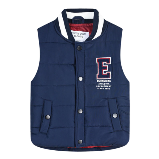 Αμάνικο Μπουφάν Παιδικό Μπλε - Energiers - MyHouseandKids