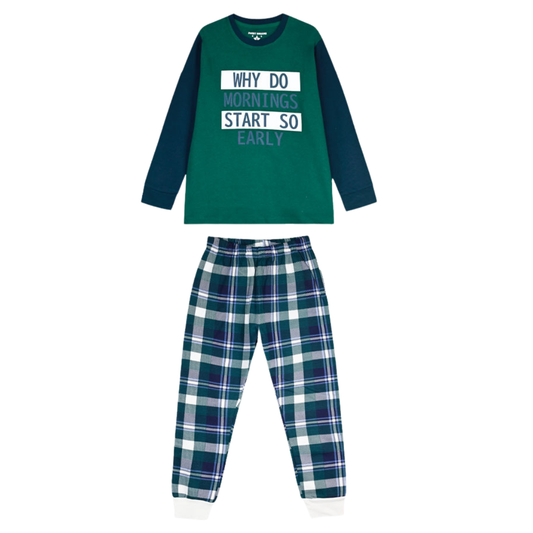 Πυζάμα Χειμερινή Καρώ- Energiers - MyHouseandKids