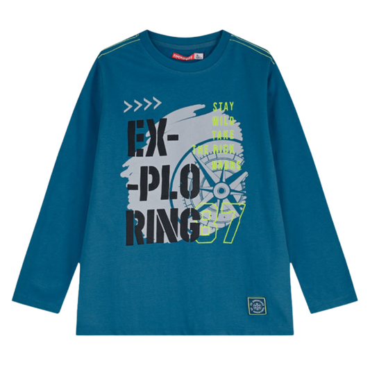 Μπλούζα Μακρυμάνικη Χειμερινή Πετρόλ - Energiers - MyHouseandKids