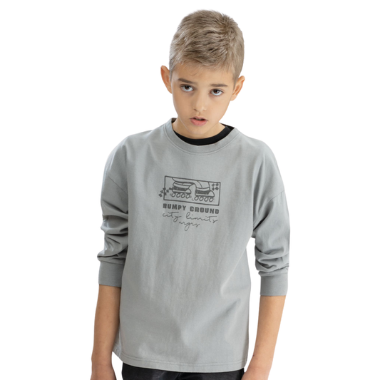 Μπλούζα Μακρυμάνικη Γκρι - Energiers - MyhouseandKids