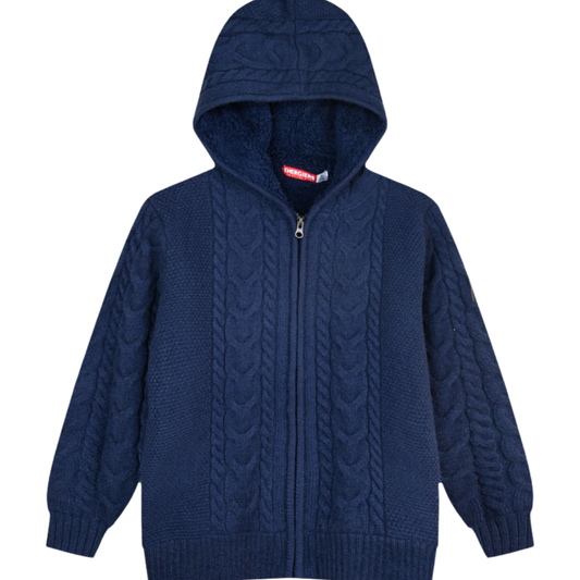 Ζακέτα Χειμερινή Με Γούνα Μπλε - Energiers - MyHouseandKids