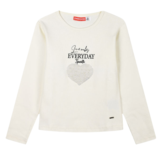 Μπλούζα Ριπ Μακρυμάνικη Χειμερινή Εκρού - Energiers - MyHouseandKids