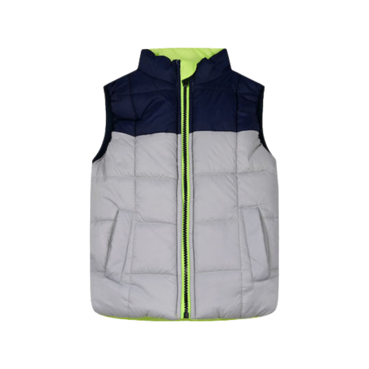 Αμάνικο Παιδικό Μπουφάν Λαχανι - Γκρι - Energiers - MyHouseandKids