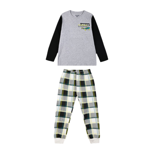 Πυζάμα Χειμερινή Γκρι - Energiers - MyHouseandKids