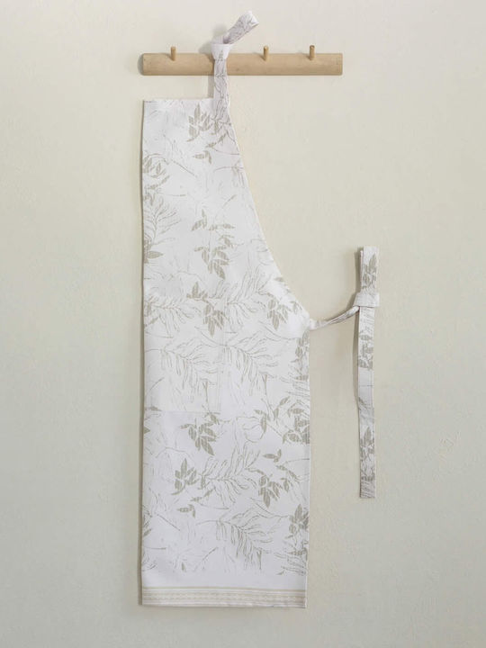 Ποδιά Κουζίνας Μπεζ Foliage 90x60cm - Nima - MyHouseandKids
