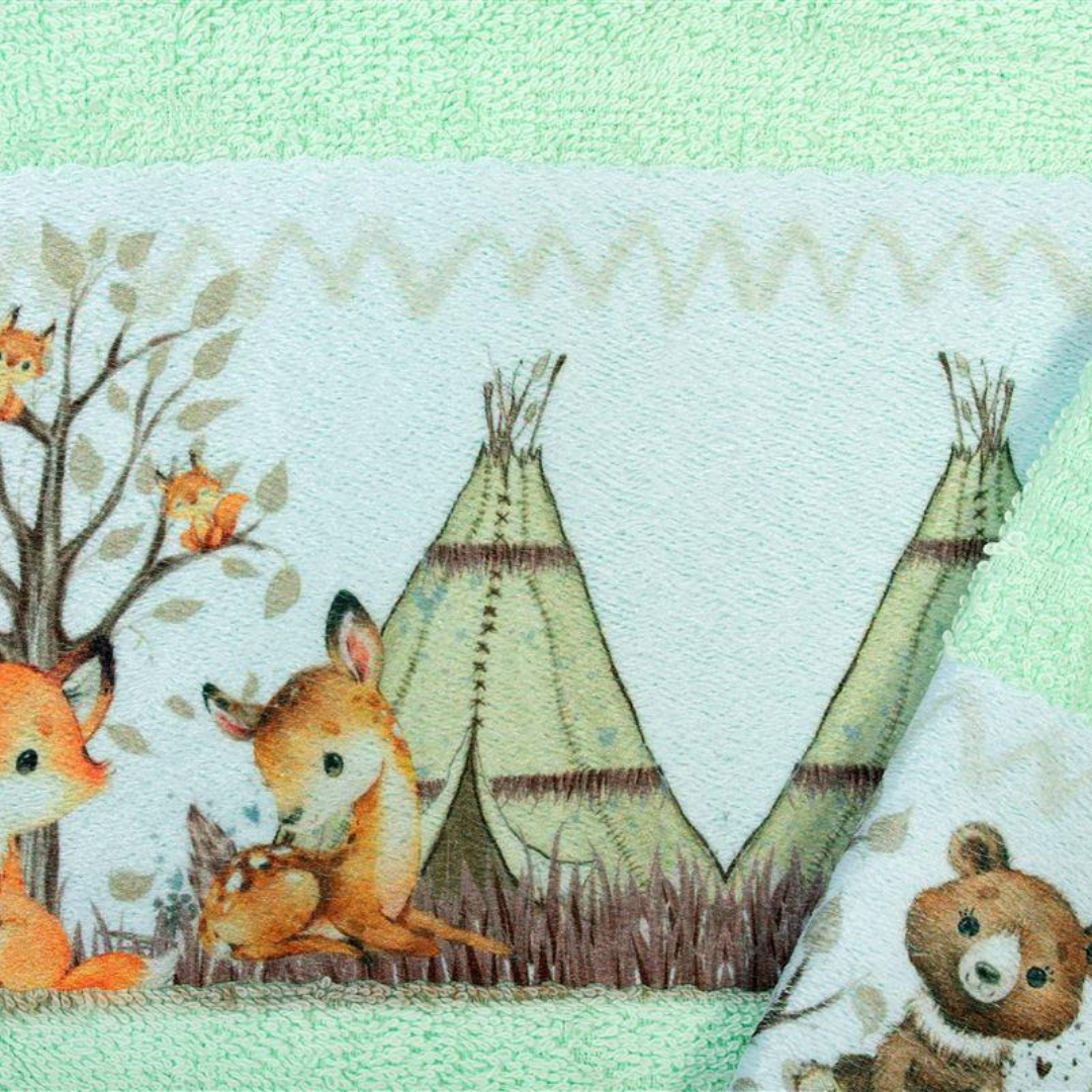 Σετ Βρεφικές Πετσέτες Forest Animals - Dimcol - MyHouseandKids