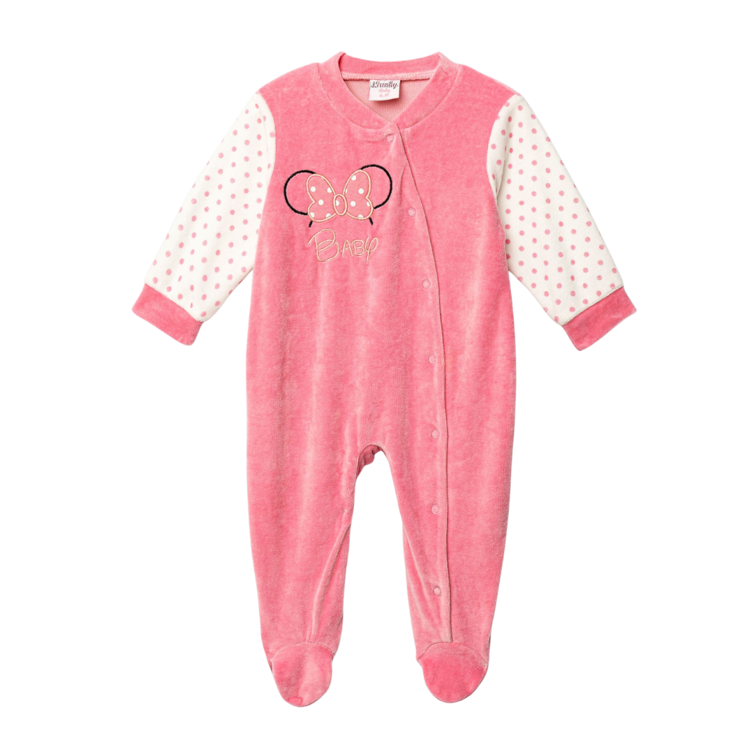 Φορμάκι Βρεφικό Βελουτέ Ροζ Funky 227-060128-1 - Funky - MyHouseandKids