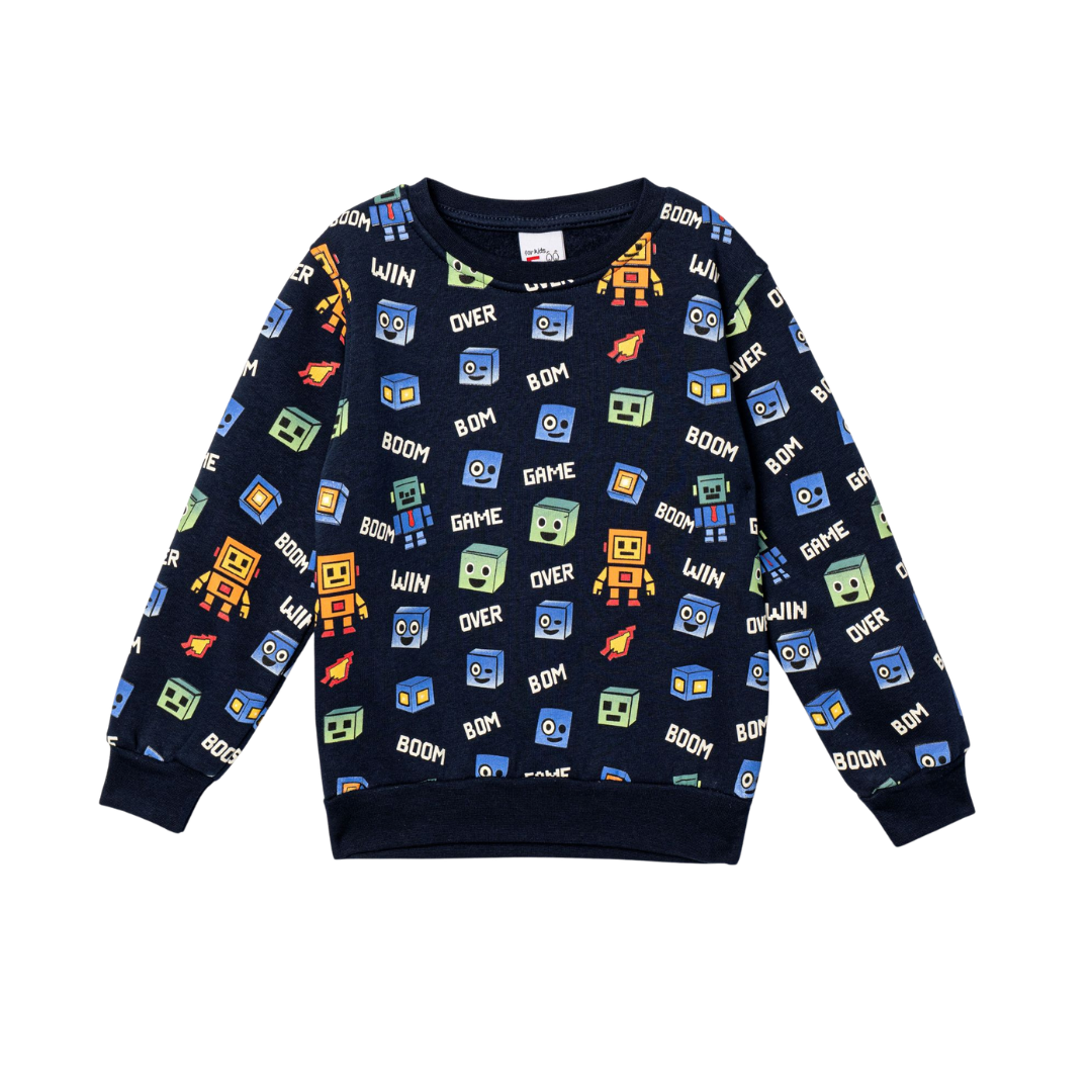 Μπλούζα Φούτερ Μπλε Funky 227-392106-1 - Funky - MyHouseandKids