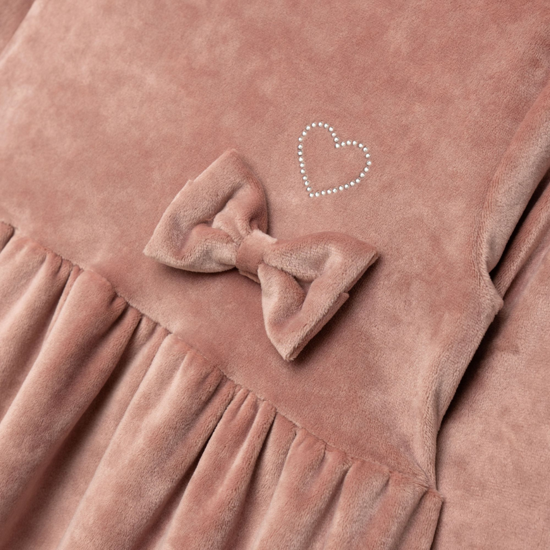 Φόρεμα Βελουτέ Ροζ Funky 227-729120-1 - Funky - MyHouseandKids