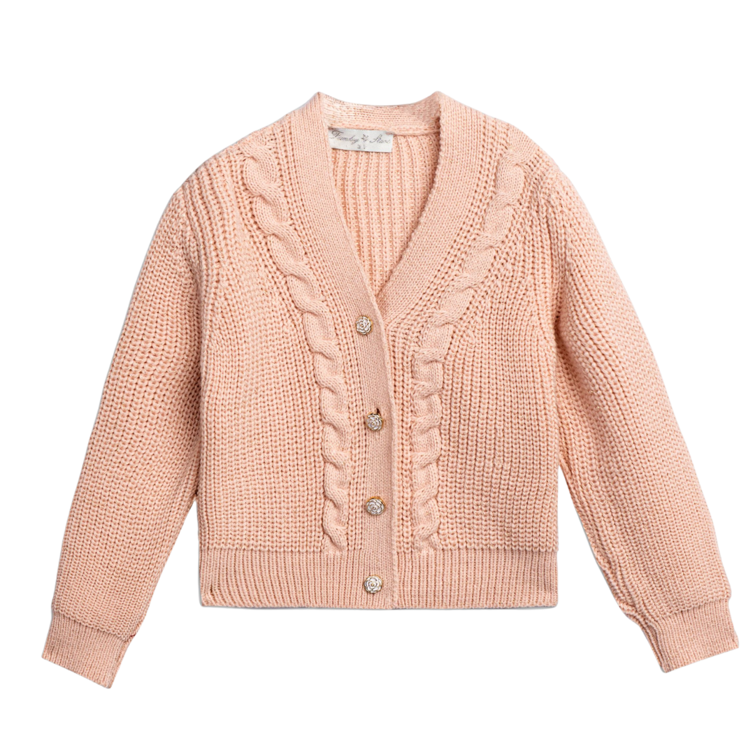 Παιδική Ζακέτα Πλεκτή Ροζ Funky Kids 226-710112-1 - Funky - MyHouseandKids