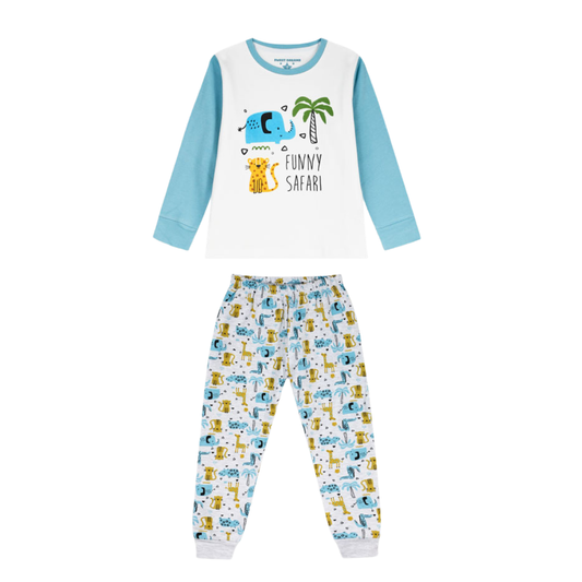 Πυζάμα Χειμερινή Funny Safari - Energiers - MyHouseandKids