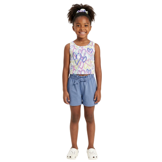 Σετ Με Σορτς Grafity Μωβ Καρδιές Trax 49141 - Trax - MyHouseandKids