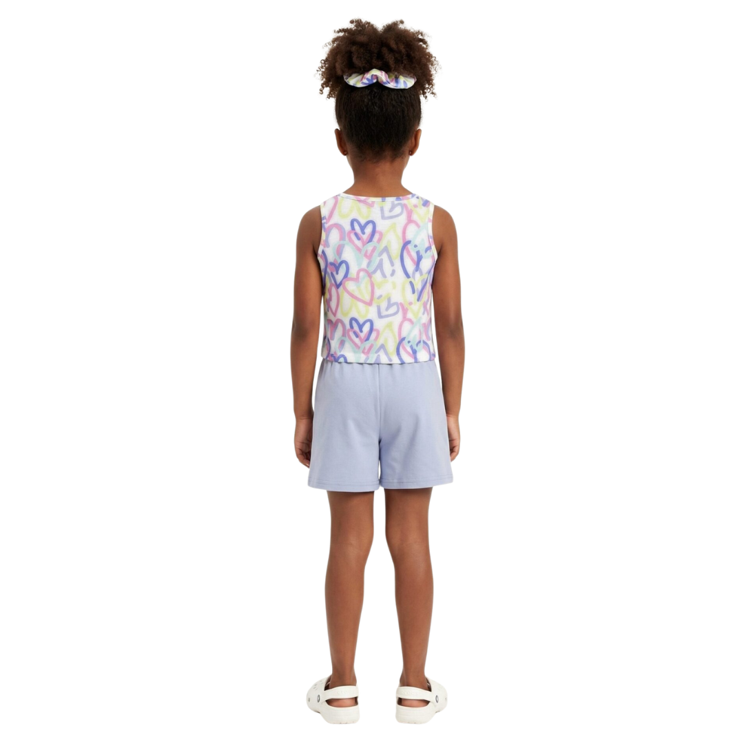 Σετ Με Σορτς Grafity Μωβ Καρδιές Trax 49141 - Trax - MyHouseandKids