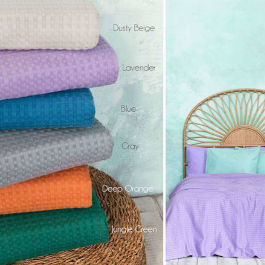 Κουβέρτα Πικέ Habit Lavender 220x240cm - NimaHome - MyHouseandKids