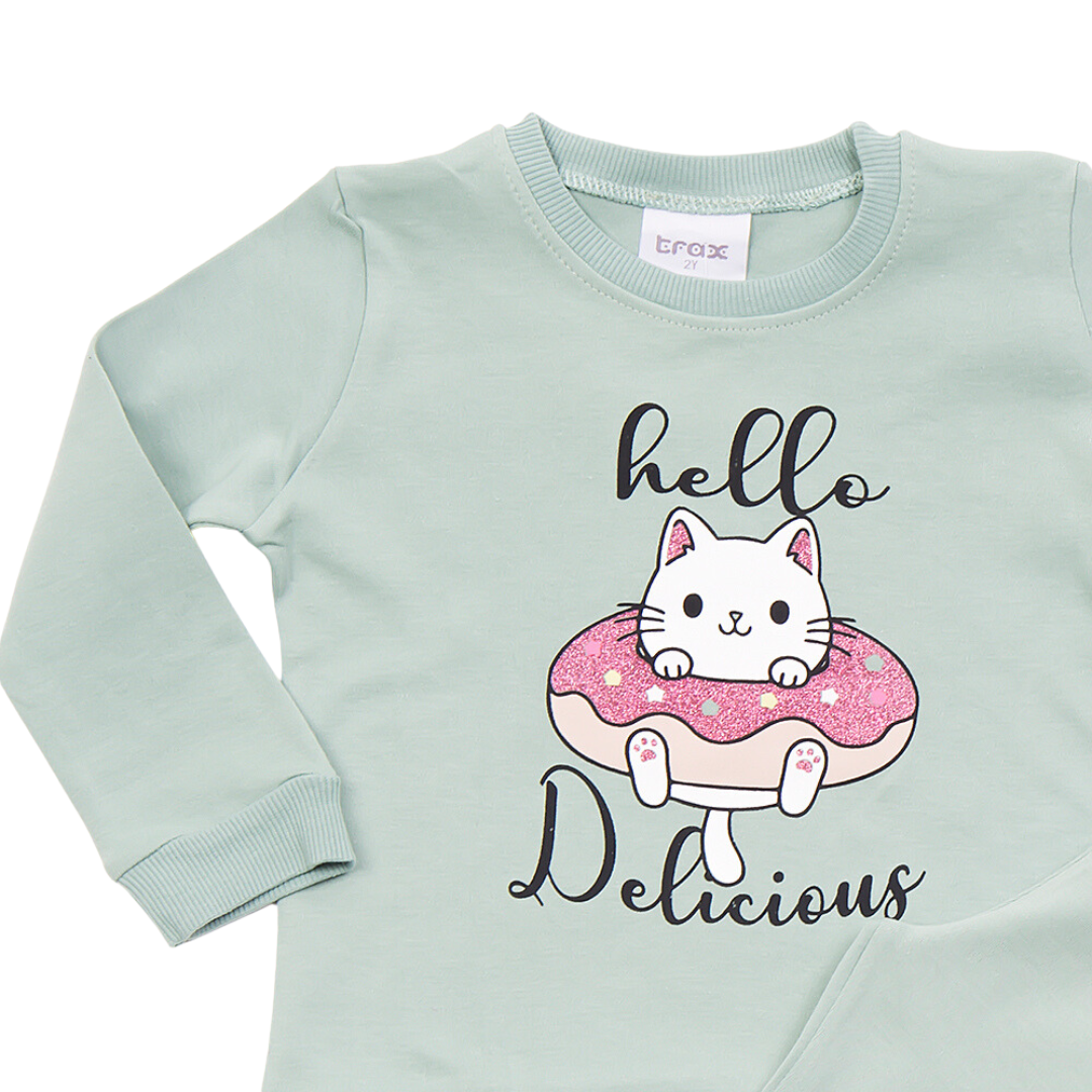 Πυζάμες Άκουα "Hello Delicious - Trax - MyHouseandKids