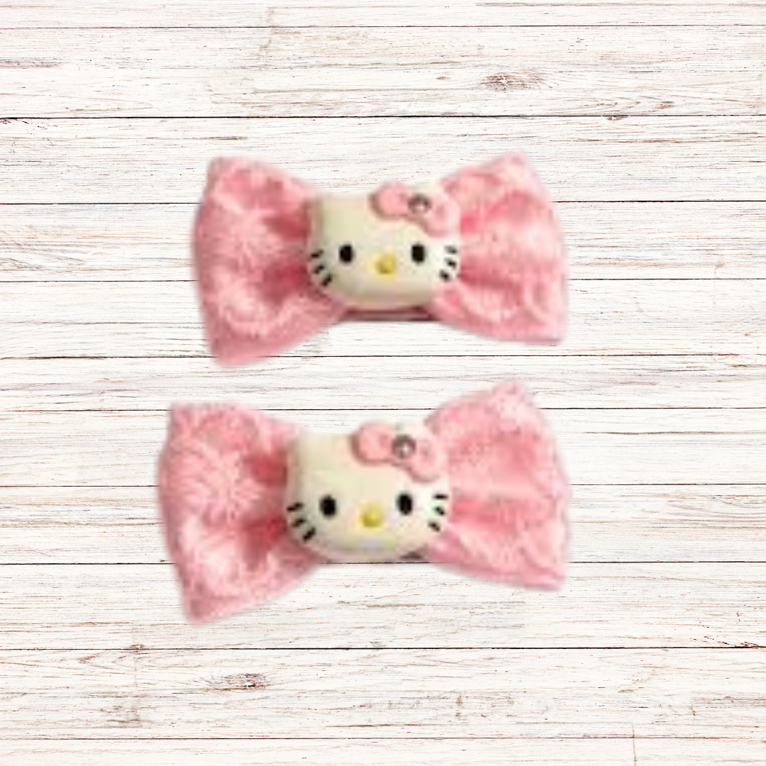 Τσιμπιδάκια Μαλλιών Hello Kitty Ροζ - MyHouseandKids