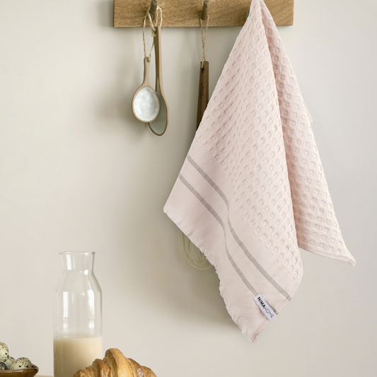 Πετσέτα Κουζίνας Πικέ Honeycomb Pink Nima Home - ΝimaHome - MyHouseandKids