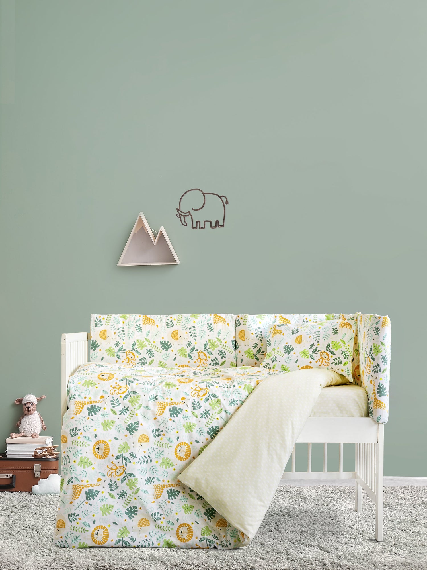 Βρεφικό Κουβερλί Jungle Baby 110x150cm - Nima - MyHouseandKids