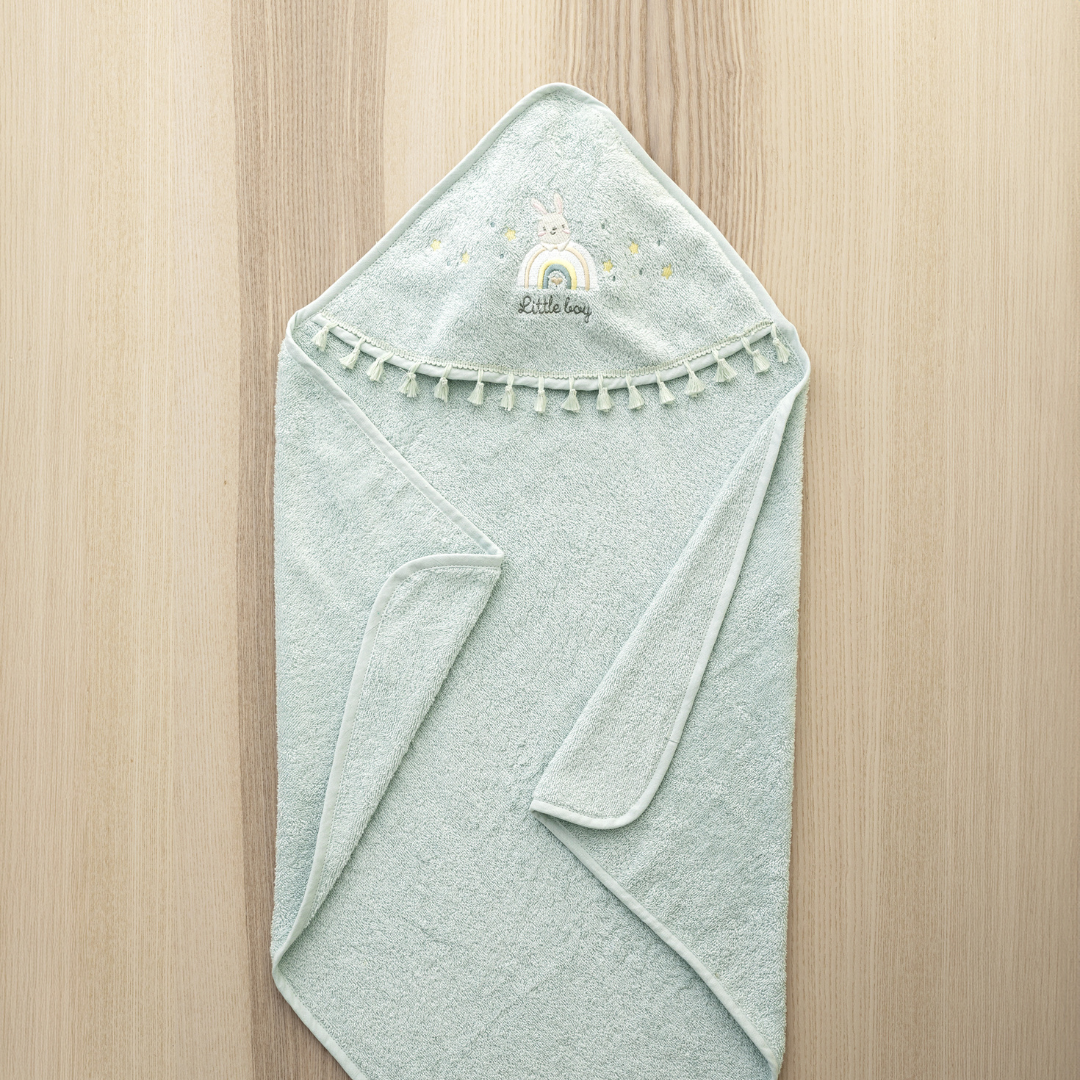 Kαπα Βρεφική Petit Bebe Nima 75x75 Γαλάζια - Nima - MyHouseandKids