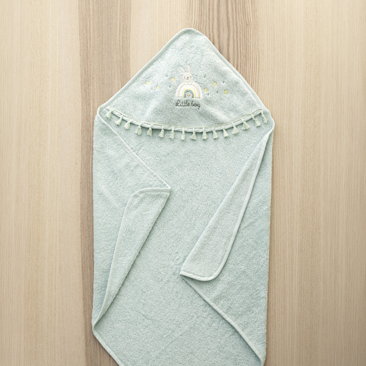 Kαπα Βρεφική Petit Bebe Nima 75x75 Γαλάζια - Nima - MyHouseandKids
