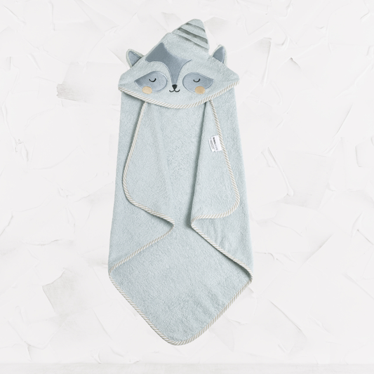 Kαπα Βρεφική Sleepy Racoon Nima 75x75 Mπλε - Nima - MyHouseandKids