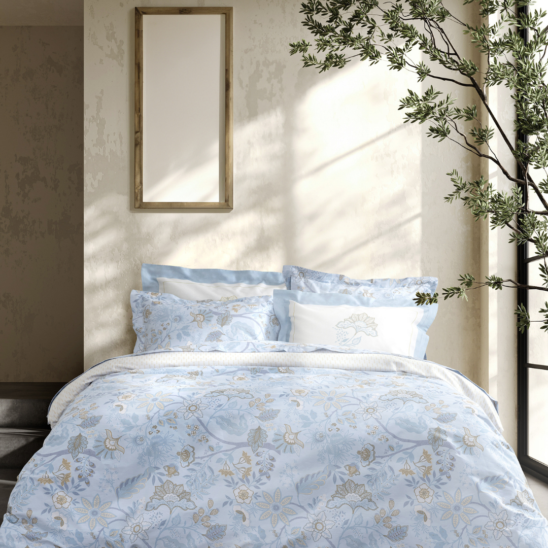 Σετ Σεντόνια King Size Jacobus 270x280εκ. Γαλάζιο - Νima - MyHouseandKids