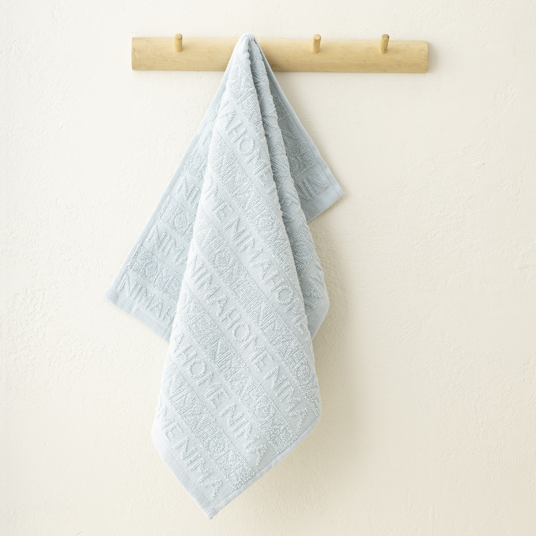 Πετσέτα Ζακάρ Label Dusty Aqua 40x60cm Nima - Nima - MyHouseandKids