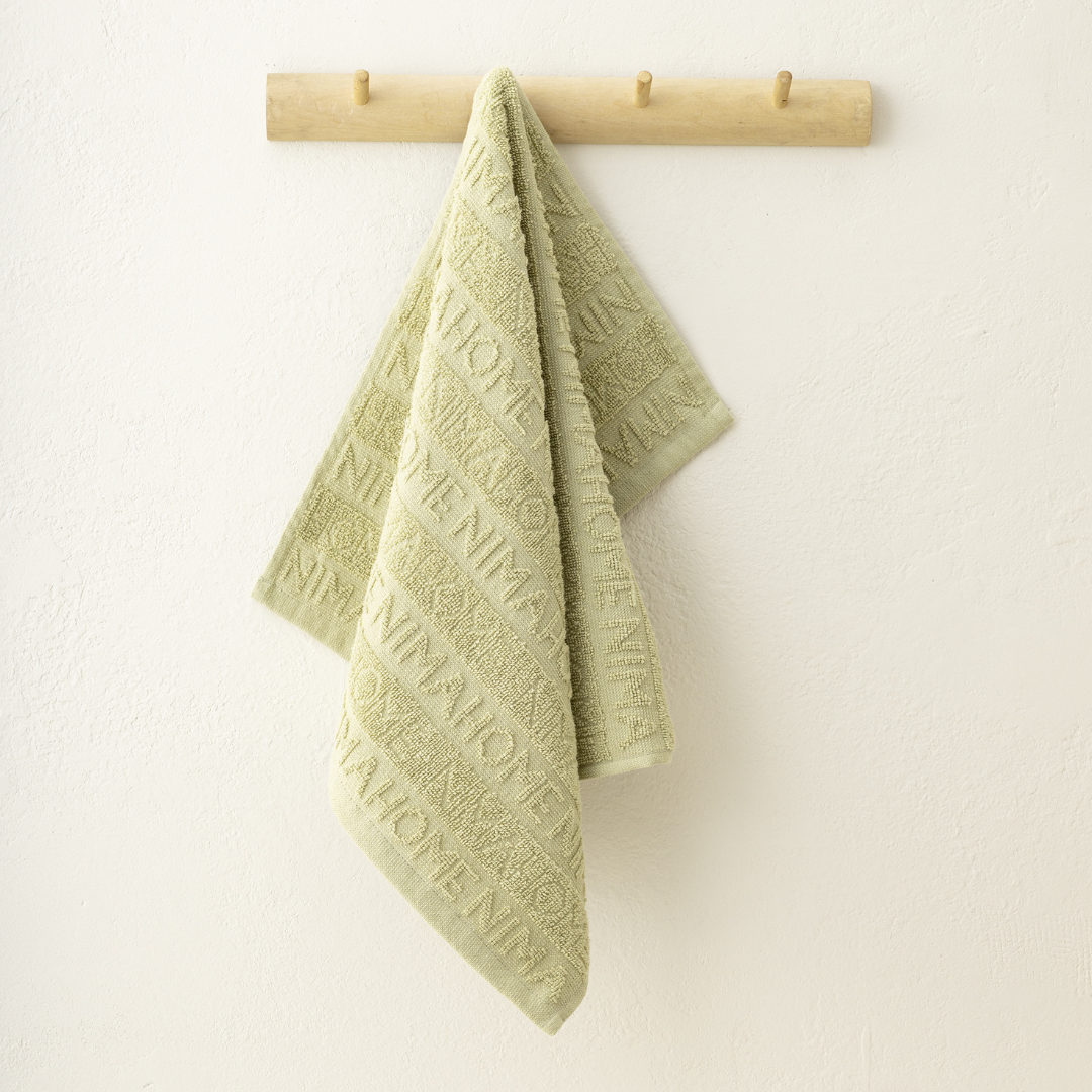 Πετσέτα Ζακάρ Label Olive Green 40x60cm Nima - Nima - MyHouseandKids
