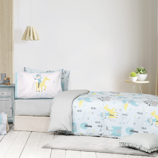 Σετ Σεντόνια Μονά με Λάστιχο Βαμβακερά Lancelot - NimaHome - MyHouseandKids