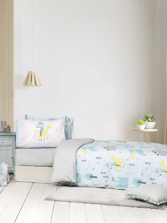 Σετ Σεντόνια Μονά με Λάστιχο Βαμβακερά Lancelot - NimaHome - MyHouseandKids