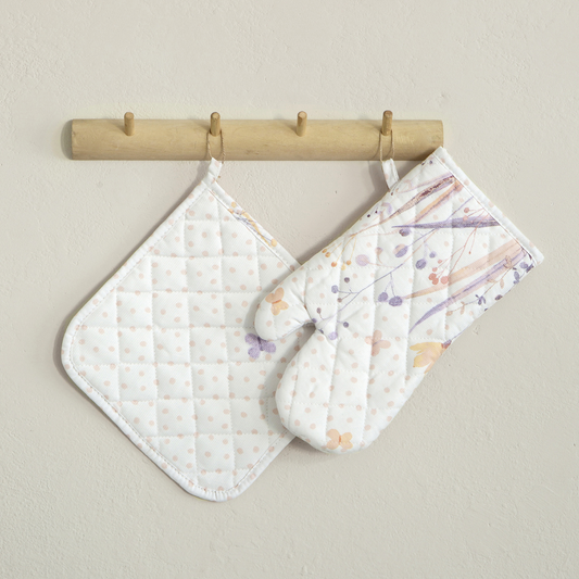 Σετ Γάντι & Πιάστρα Κουζίνας Laurel - FlamingoHomeTextiles - MyHouseandKids