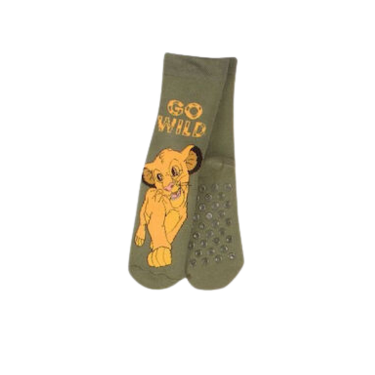 Κάλτσες Παιδικές με Τάπες Lion King 1 Ζεύγος - Disney - MyHouseandKids