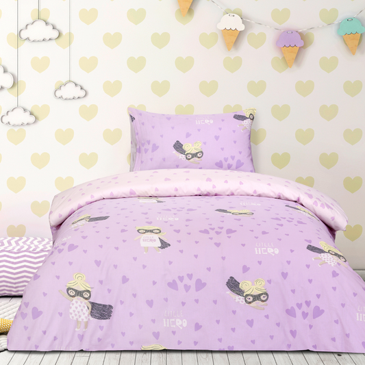 Παπλωματοθήκη Παιδική Βαμβακερή Μονή με Μαξιλαροθήκη "Little Hero" - Kocoon - MyHouseandKids