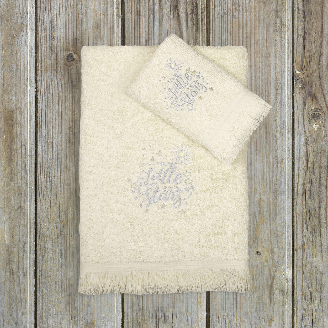 Βρεφικές Πετσέτες "Little Stars" Σετ 2 Τεμ 380gr/m² - Kocoon Nima - MyHouseandKids