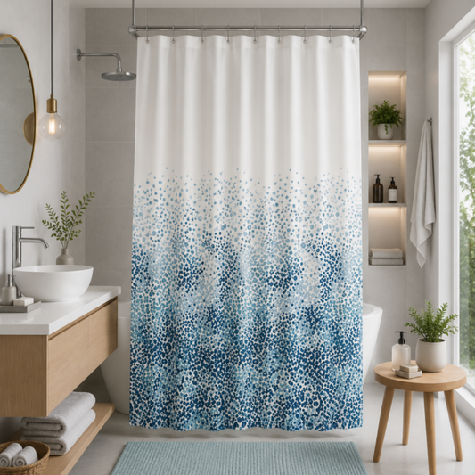 Κουρτίνα Μπάνιου Loby Λευκή 180x200cm - Flamingo - MyHouseandKids