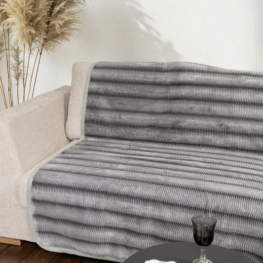 Ριχτάρι Αντιολισθητικό Γούνινο Lunetta Light Gray Nima Home - Nima - MyHouseandKids