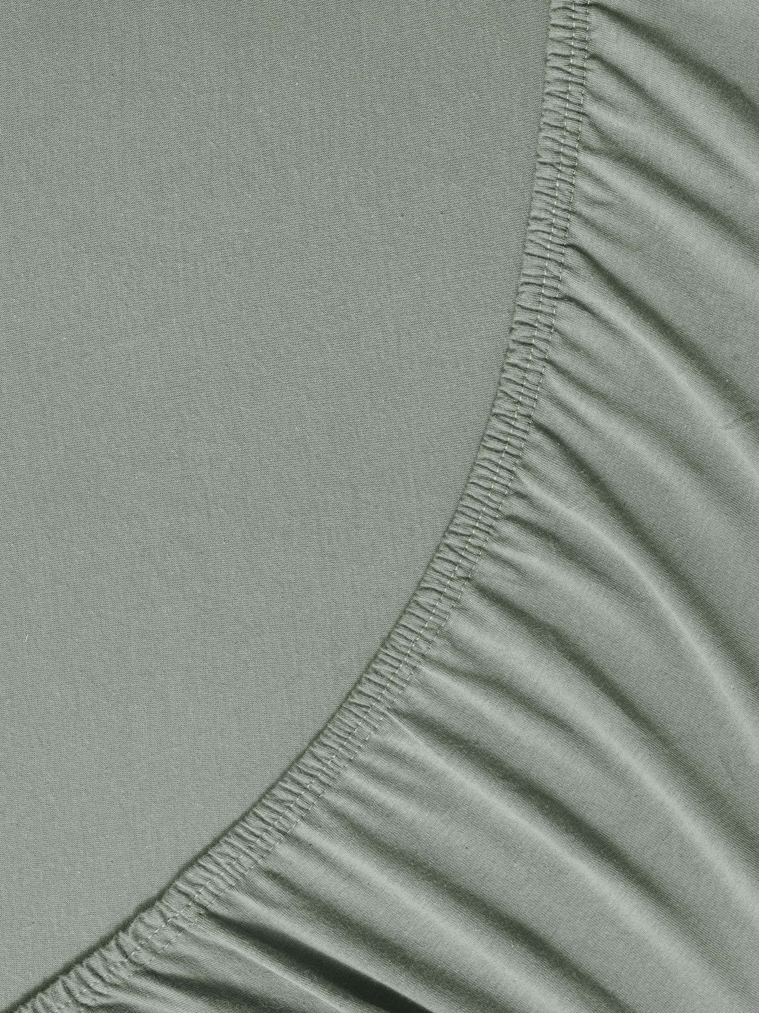 Σεντόνι με Λάστιχο Mονό 100x200x32 Unicolors Rock Green - Nima - MyHouseandKids