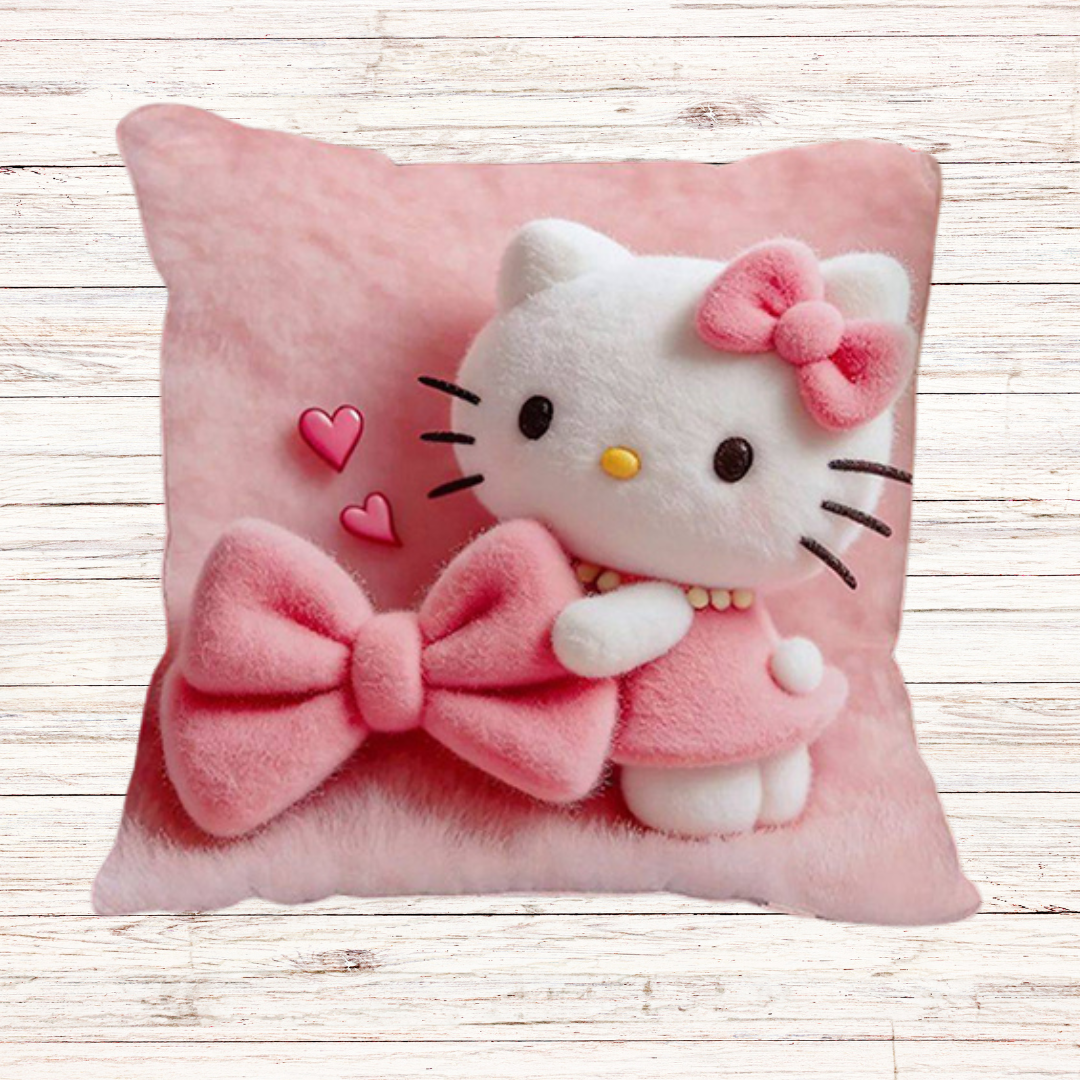 Mαξιλάρι Διακοσμητικό 2d Hello Kitty 45x45cm - MyHouseandKids