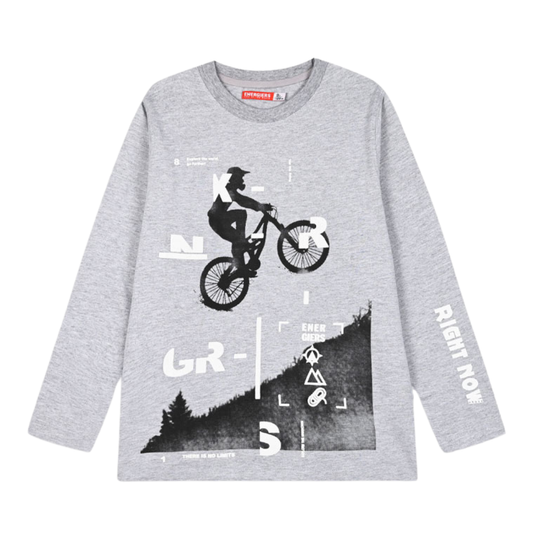 Mπλούζα Αχνούδιαστη Γκρι - Energiers - MyHouseandKids