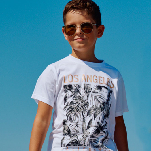 Mπλούζα Κοντομάνικη Λευκή - Energiers - MyHouseandKids