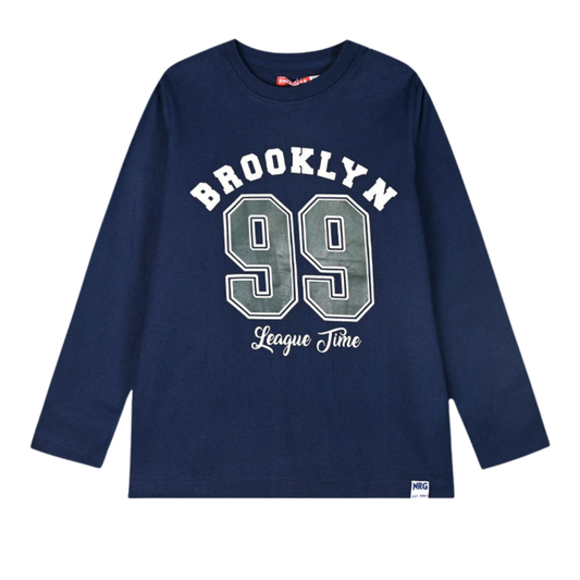 Mπλούζα Μακρυμάνικη Μπλε - Energiers - MyHouseandKids