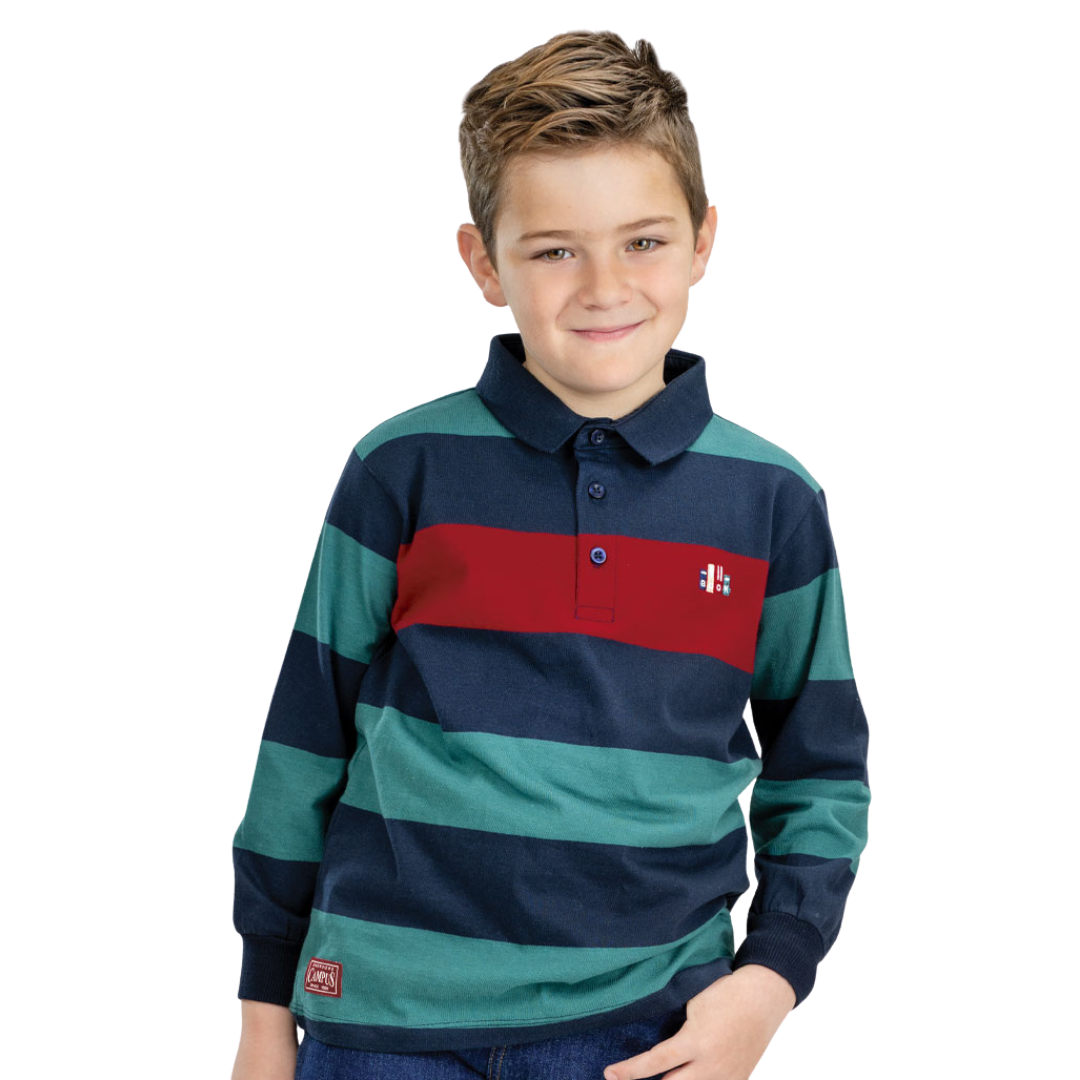 Mπλούζα Πολο Μακρυμάνικη Τρίχρωμη - Energiers - MyHouseandKids