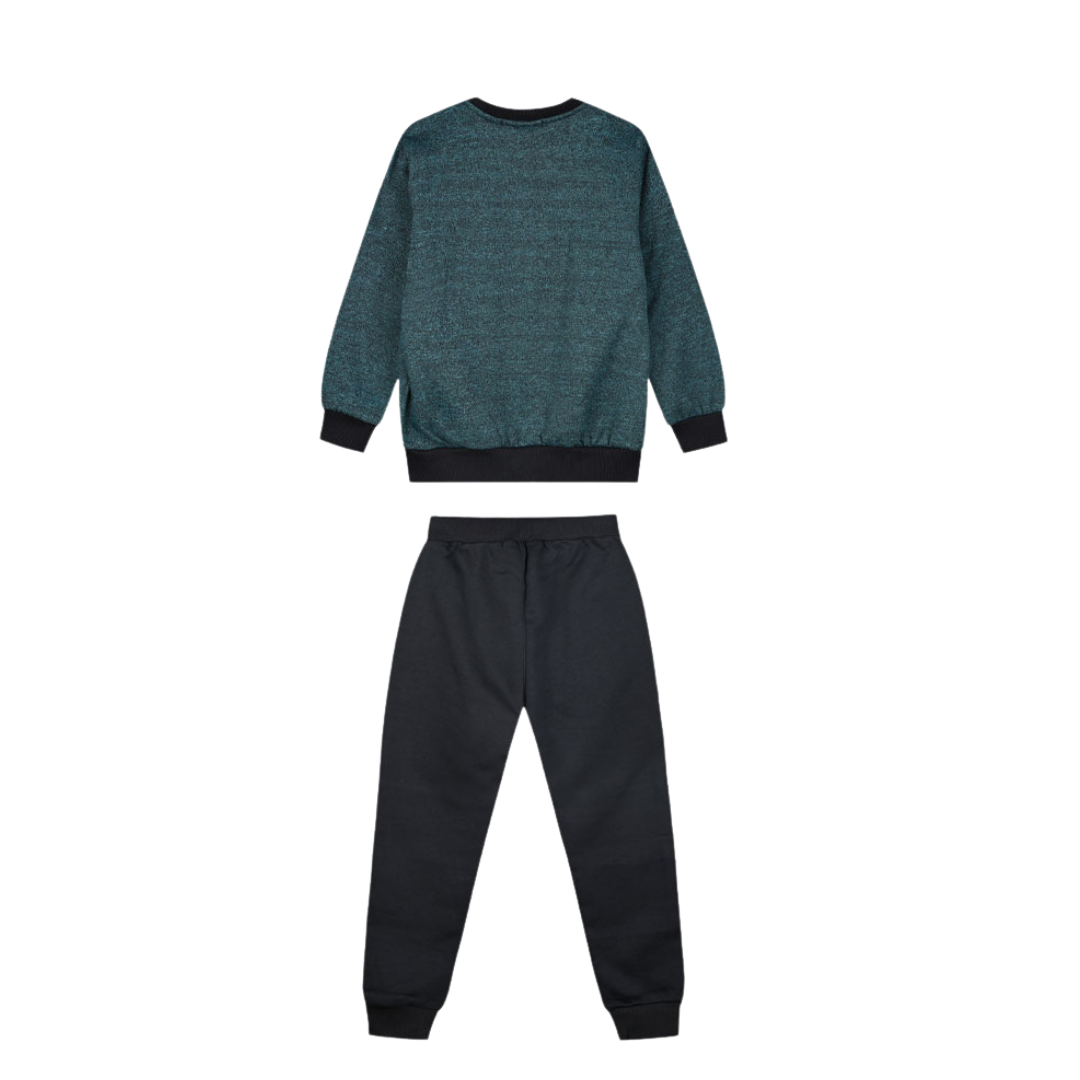 Φόρμα Φούτερ Mαύρο "Game On" -  Energiers - MyHouseandKids