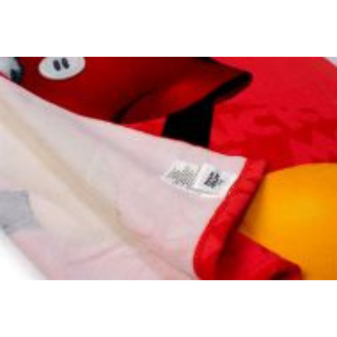Πετσετα Θαλασσης Mickey Κοκκινη Microfiber - Nima -MyHouseandKids
