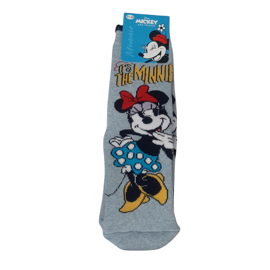 Καλτσες Παιδικές με Τάπες Minnie 1 Zεύγος - Disney - MyHouseandKids
