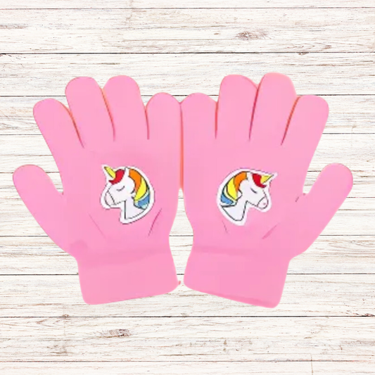 Γαντάκια Ροζ Με Μονόκερο- MyHouseandKids