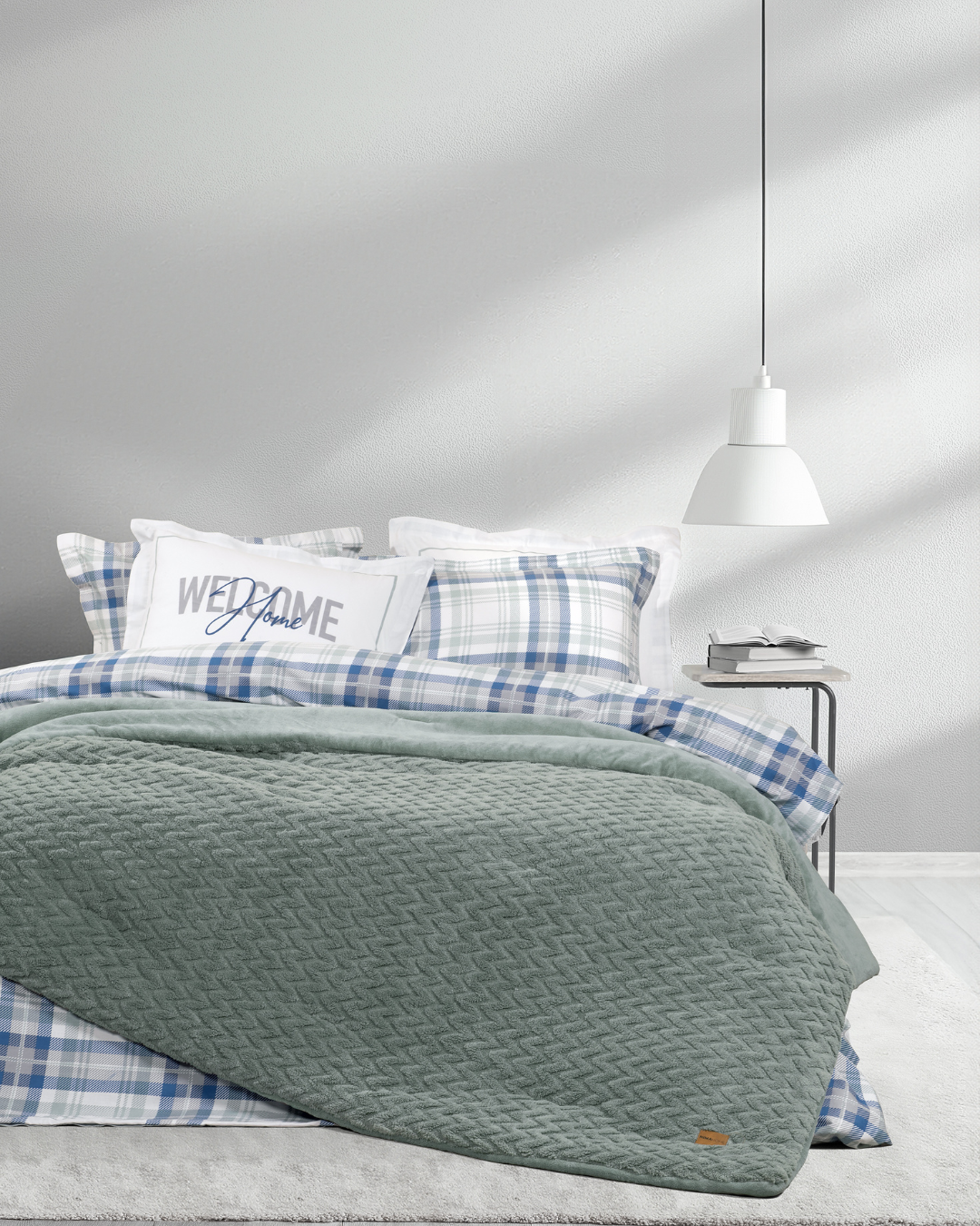 Κουβερτοπάπλωμα Χοντρό Χακί Nima - ΝimaHome - MyHouseandKids