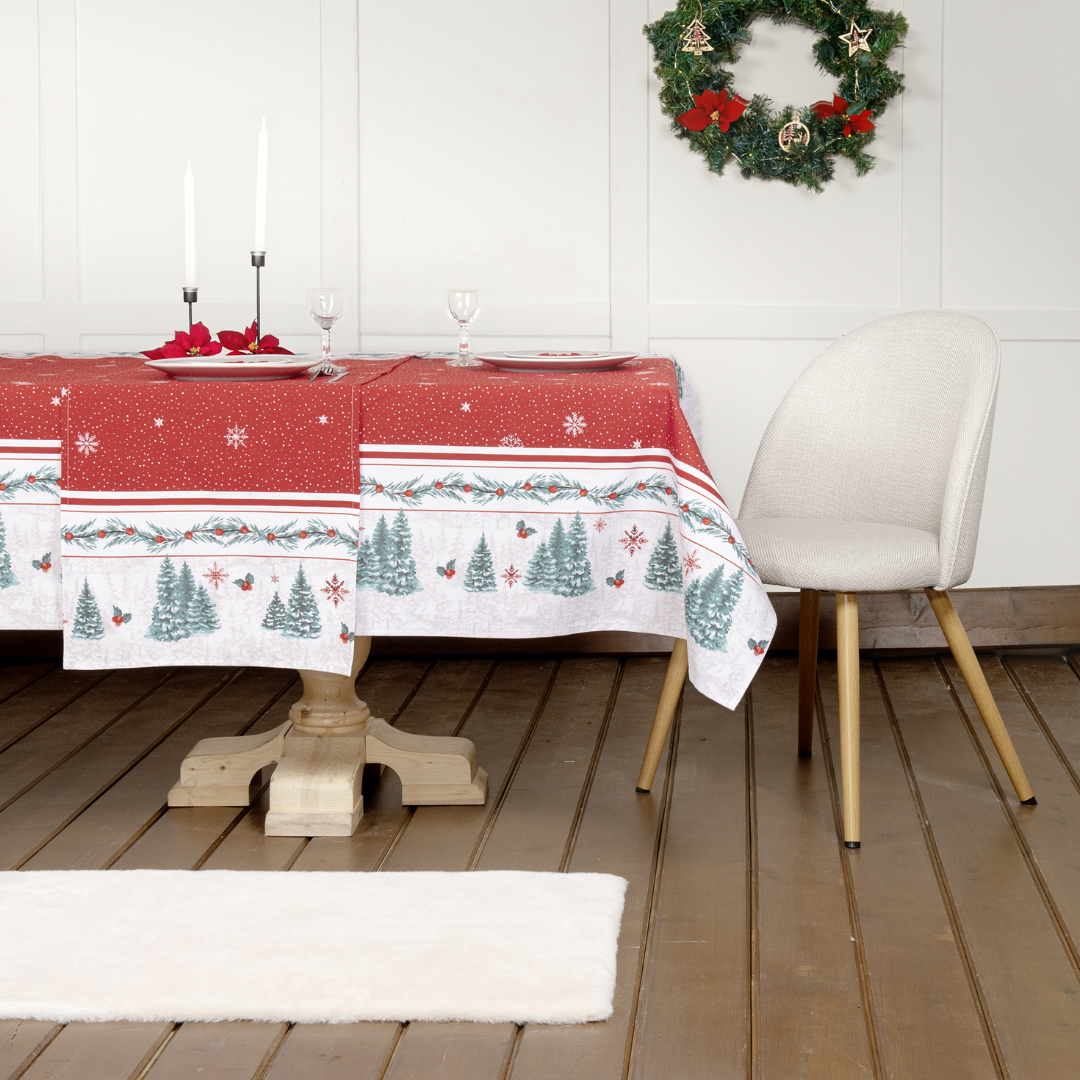 Χριστουγενιατικο Τραπεζομαντηλο North Pole 140x140cm - Nima - MyHouseandKids