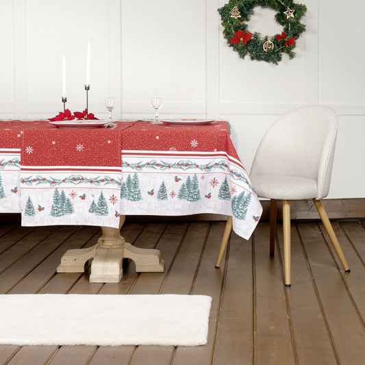Χριστουγενιατικο Τραπεζομαντηλο North Pole 140x140cm - Nima - MyHouseandKids
