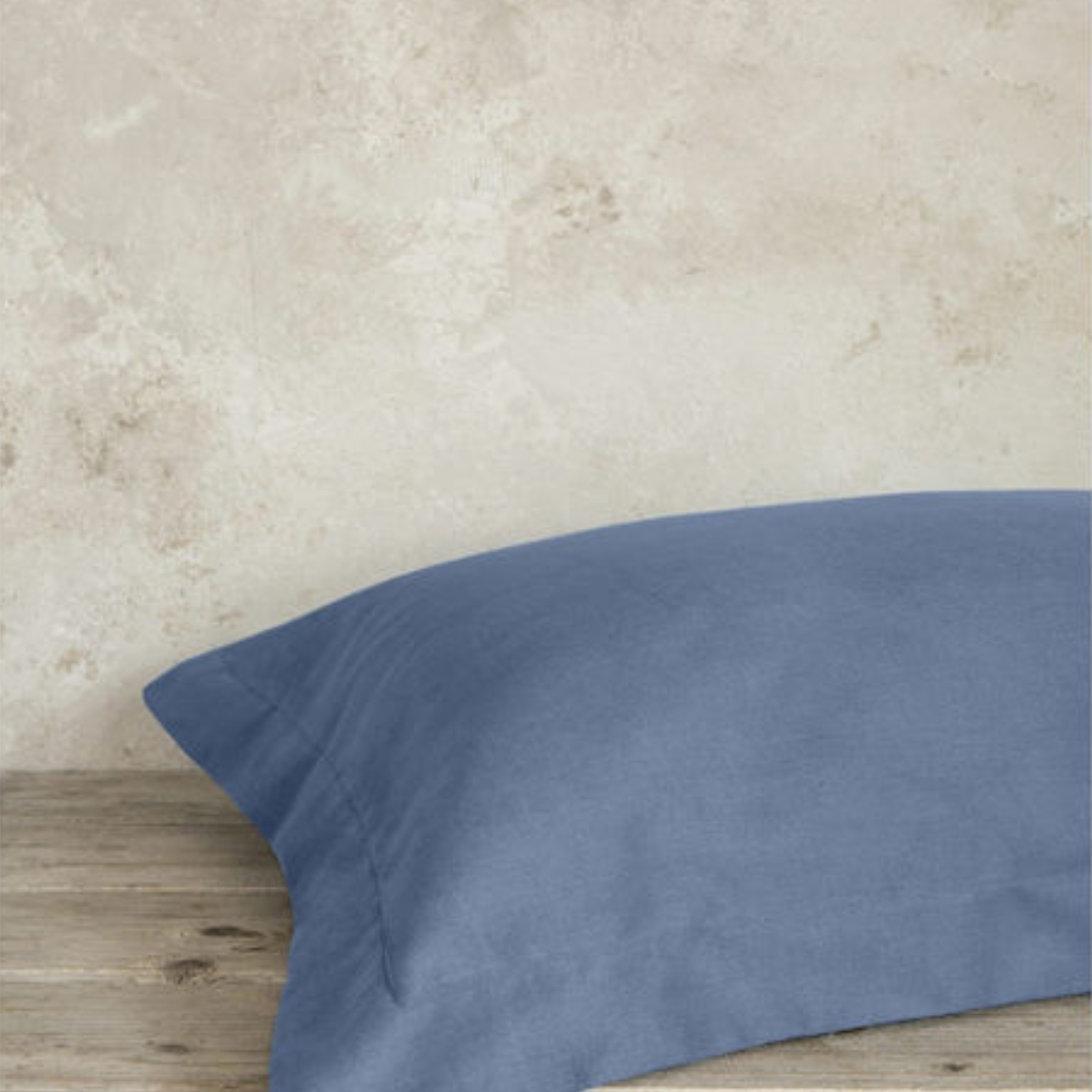 Μαξιλαροθήκες Oxford Superior 52x72εκ.Shadow Blue - Nima - MyHouseandKids